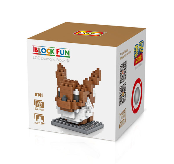 Mini Pokemon GO Building Blocks Figure Toy 5.5" Eevee